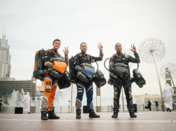 Dünyadaki ilk Jet Suit Yarışı, Dubai’de gerçekleşti Dünyadaki ilk Jet Suit Yarışı, Dubai’de gerçekleşti