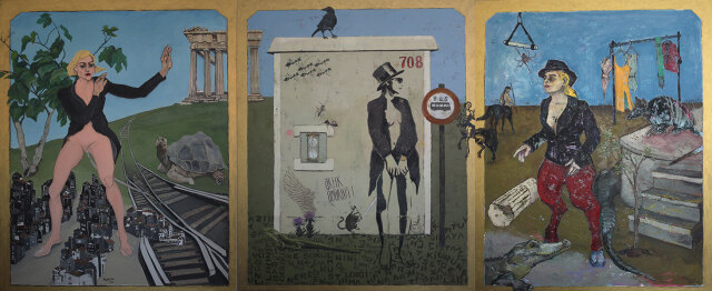 Geçen yıl Istanbul Concept Studio'da Murat Gülsoy’un Kıyamet Sonrası Olağan Bir Gün kitabına dair kapak çiziminin de yer aldığı karma bir sergi açılmıştı. 