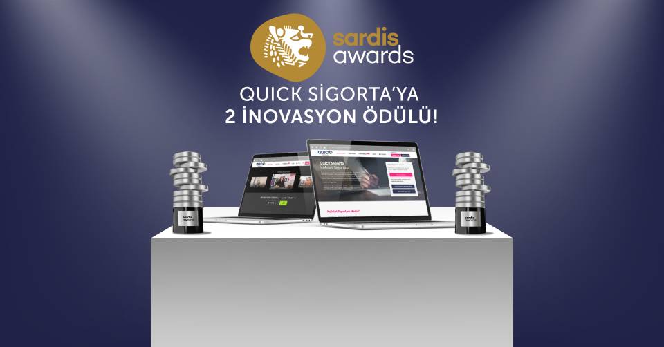 Quick Sigorta’ya Sardis 2020'den 2 Ödül!