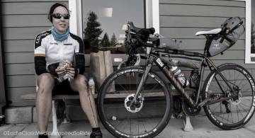 Acemi bisikletçiden dünya rekoru