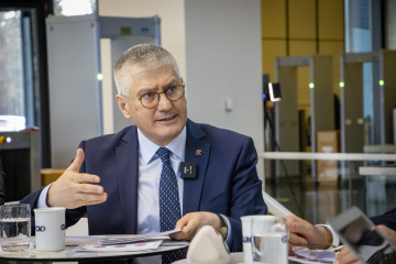 At work with Ahmet Yaşar