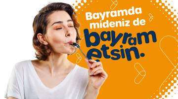 Bayramda mideniz de bayram etsin