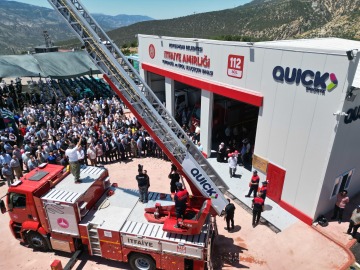 Quick Sigorta ile Kelkit Vadisi’nde yangına karşı ikinci büyük hamle: İtfaiye binası açıldı! Quick Sigorta ile Kelkit Vadisi’nde yangına karşı ikinci büyük hamle: İtfaiye binası açıldı!
