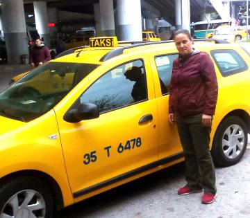 Kadın taksi şoförü olunca…