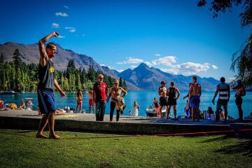 Hiç slacklining yapmayı düşündünüz mü? Hiç slacklining yapmayı düşündünüz mü?