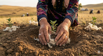 Toprağın kadim hafızası ve yünle can bulan fidelerin hikayesi