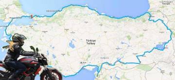 23 yaşında Türkiye’yi ve Avrupa’yı motorla dolaştı!