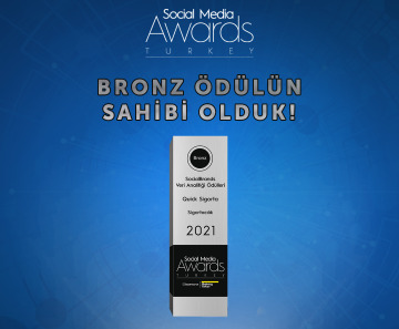 BRONZ ÖDÜLÜN SAHİBİ OLDUK!