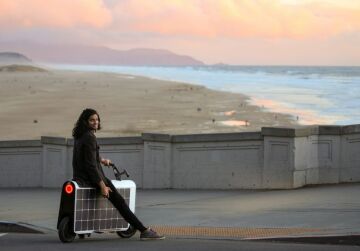 Güneşten aldığı güçle menzili artan scooter: Lightfoot Güneşten aldığı güçle menzili artan scooter: Lightfoot
