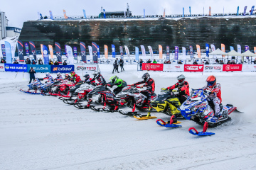 Dünya Kar Motosikleti Şampiyonası Erciyes'te Yapıldı