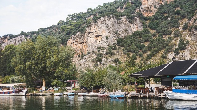 Elektrik araçla seyahat rotası - Dalyan